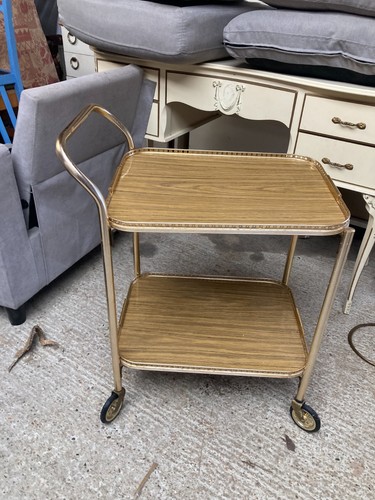 Metal tea drinks trolley with - metal,