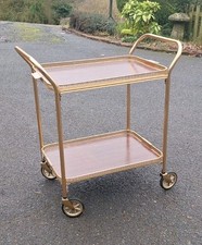 Vintage Gold 2 Tier Trolley