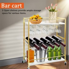 Portable Gold 3-Tier Drink