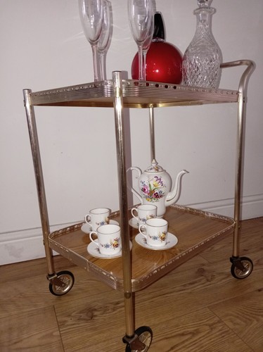 Vintage tier tea trolley gin - vintage,