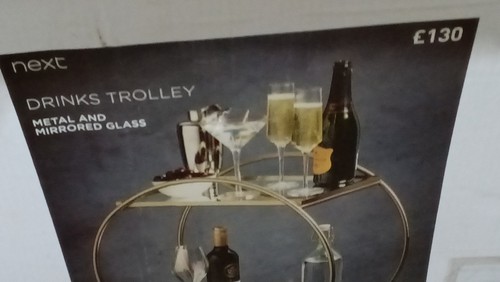 Drinks trolley bnib 100 - drinks,