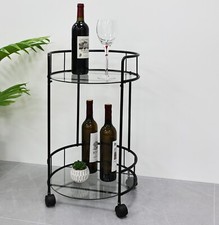 Drinks Trolley with Glass