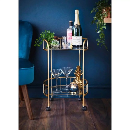 Round tier trolley with - 2,